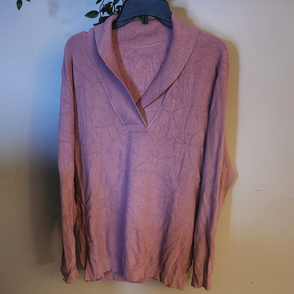 Purple Knit Sweater - Picture 3 of 6